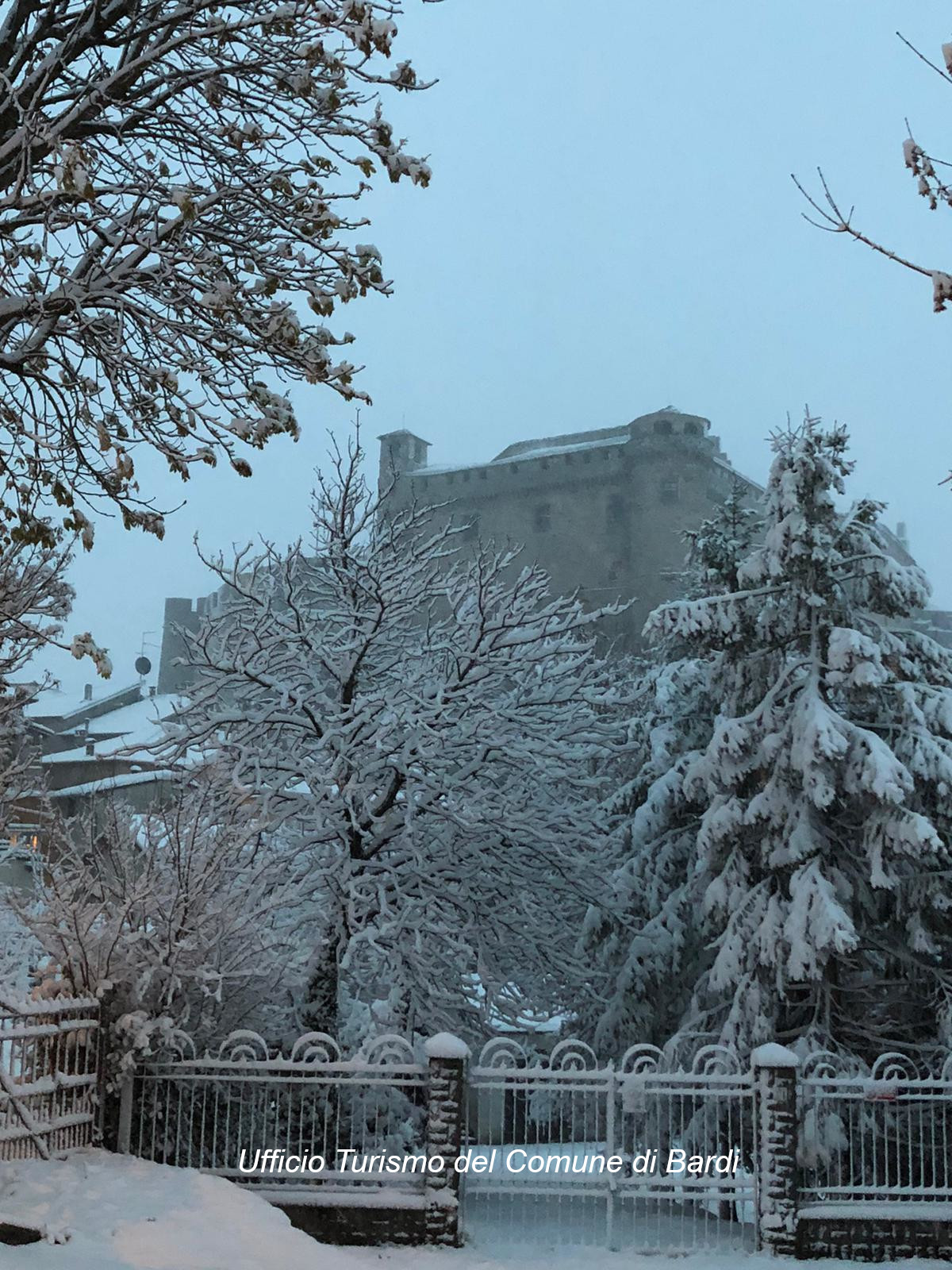 Bardi (Pr): inverno. Foto dell'Ufficio Turismo del Comune di Bardi