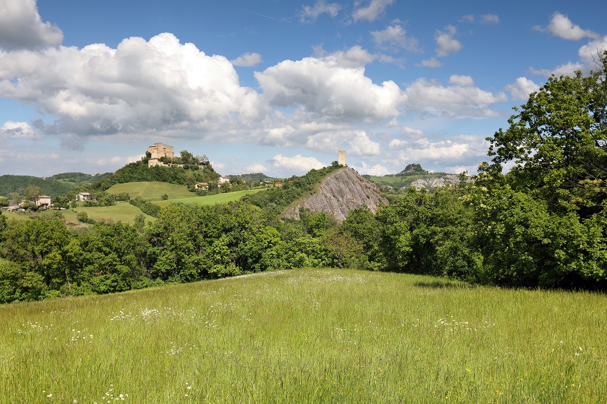 Canossa (Re). Rupe di Campotrera, Rossena