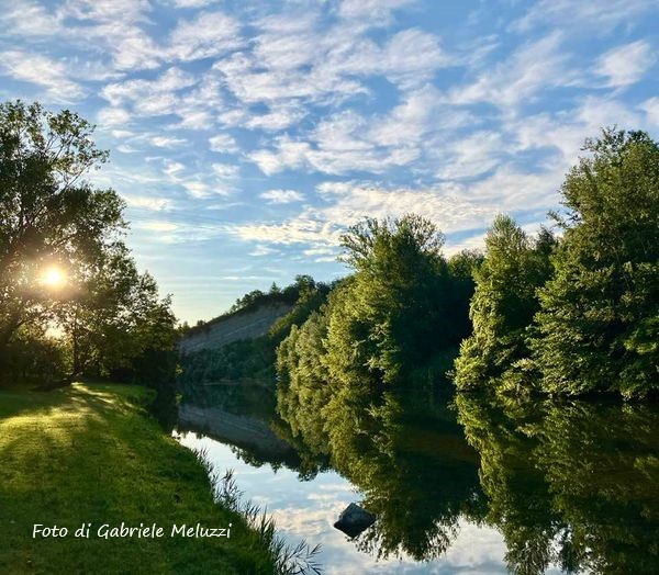 Fontanelice (Bo). Alba sul fiume Santerno. Foto di Gabriele Meluzzi