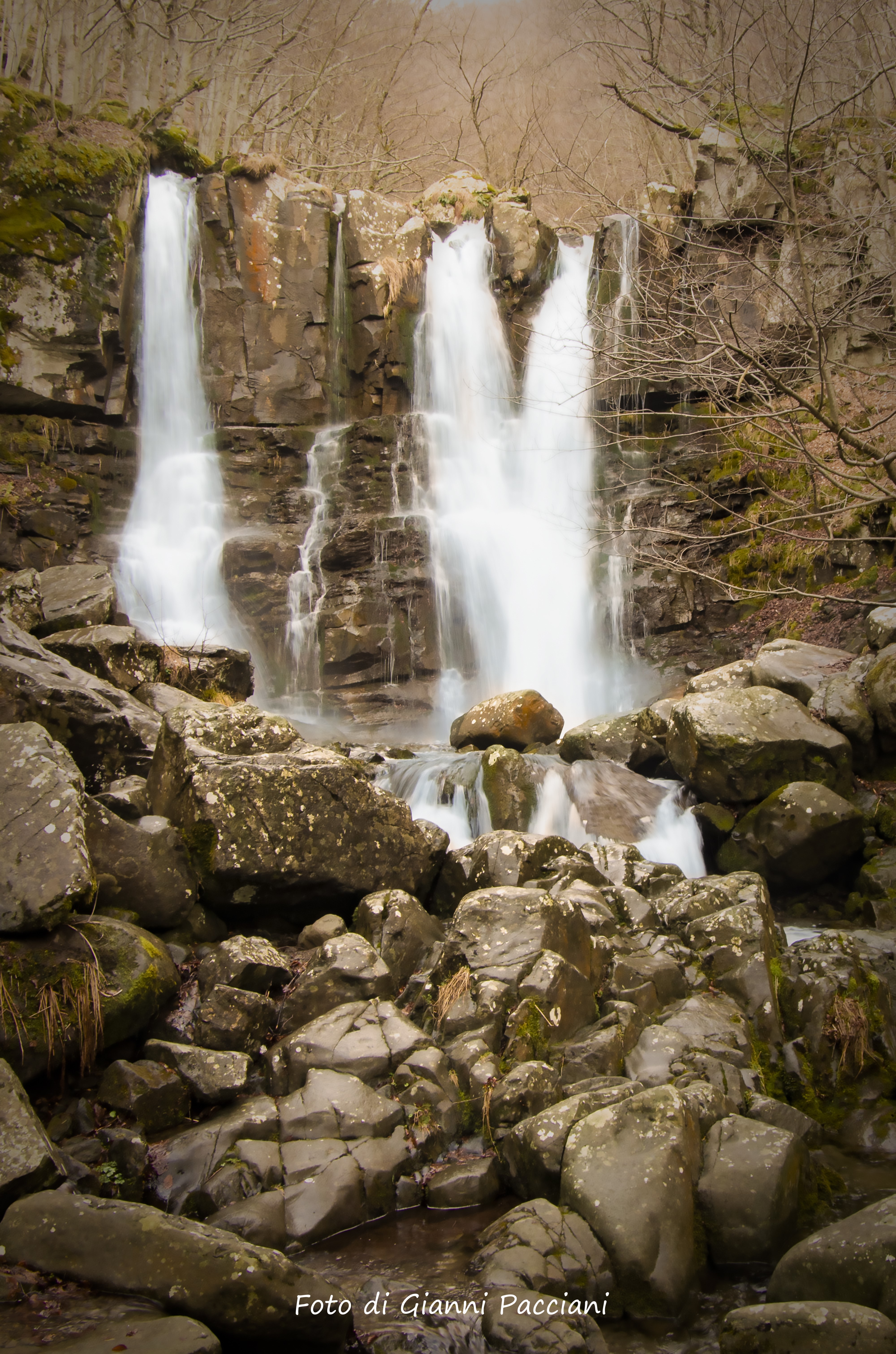 Lizzano in Belvedere (Bo). Cascate del Dardagna. Foto di Gianni Pacciani