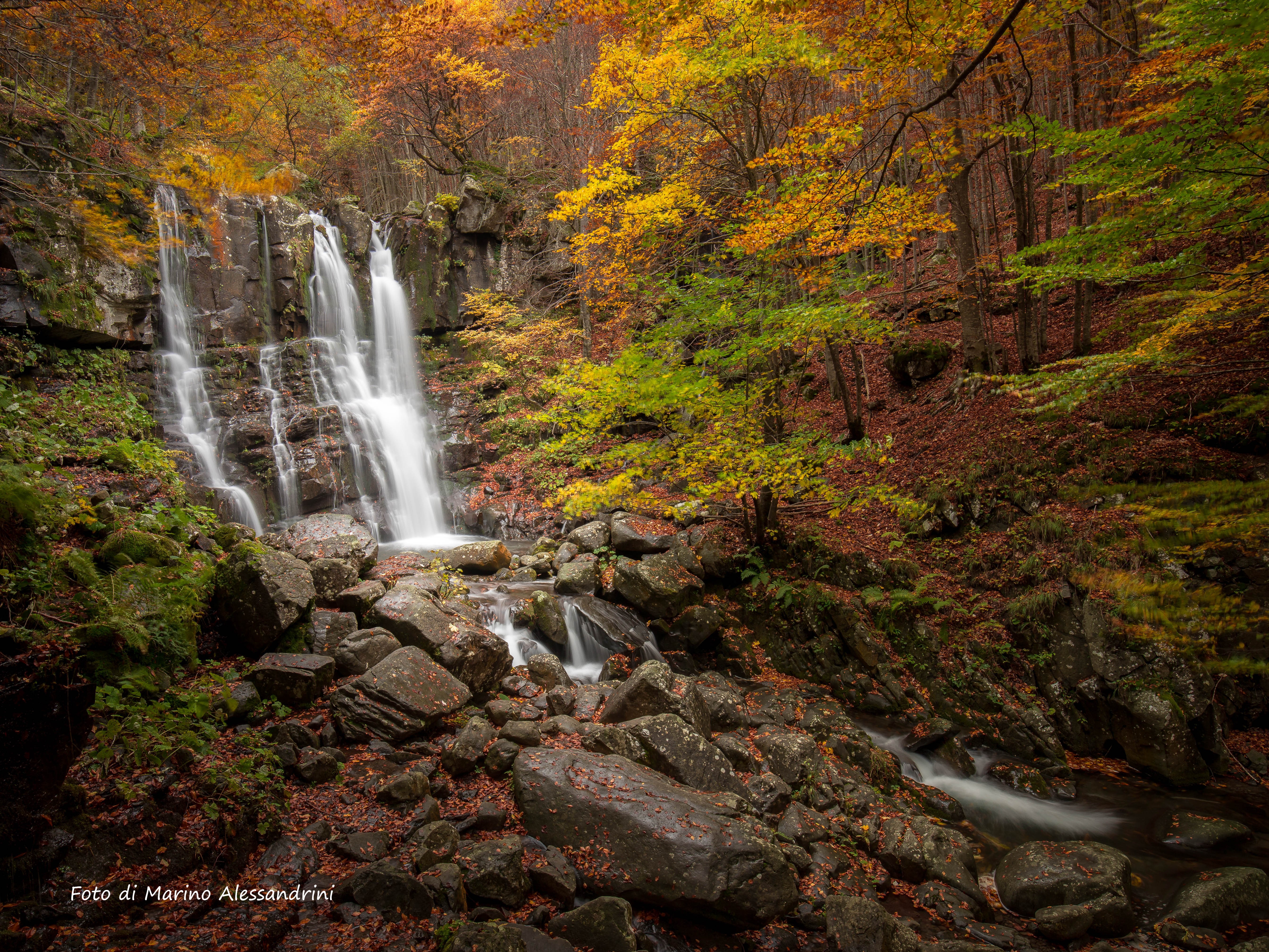 Lizzano in Belvedere (Bo). Cascate del Dardagna. Foto di Marino Alessandrini