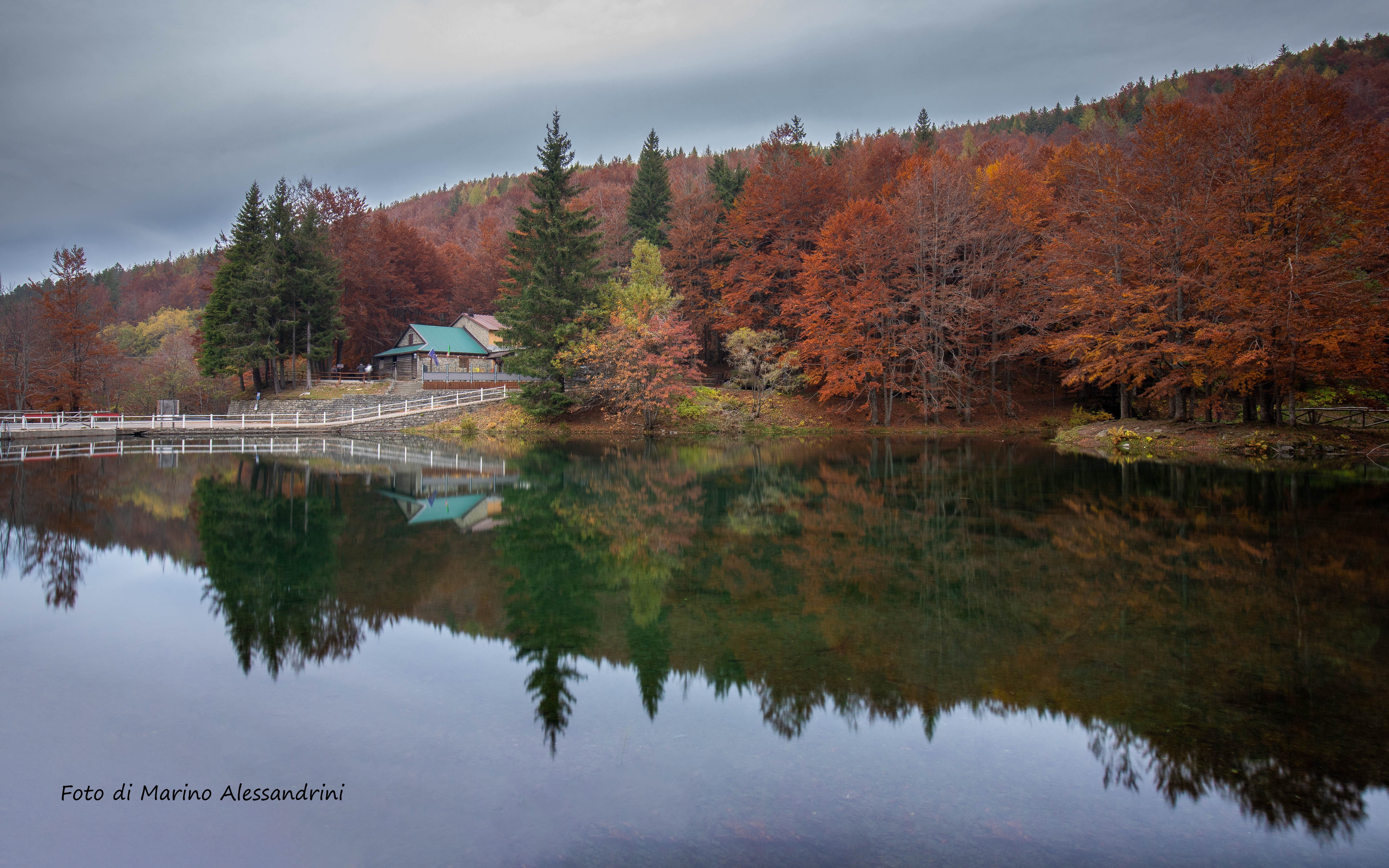 Lizzano in Belvedere (Bo). Lago del Cavone. Foto di Marino Alessandrini
