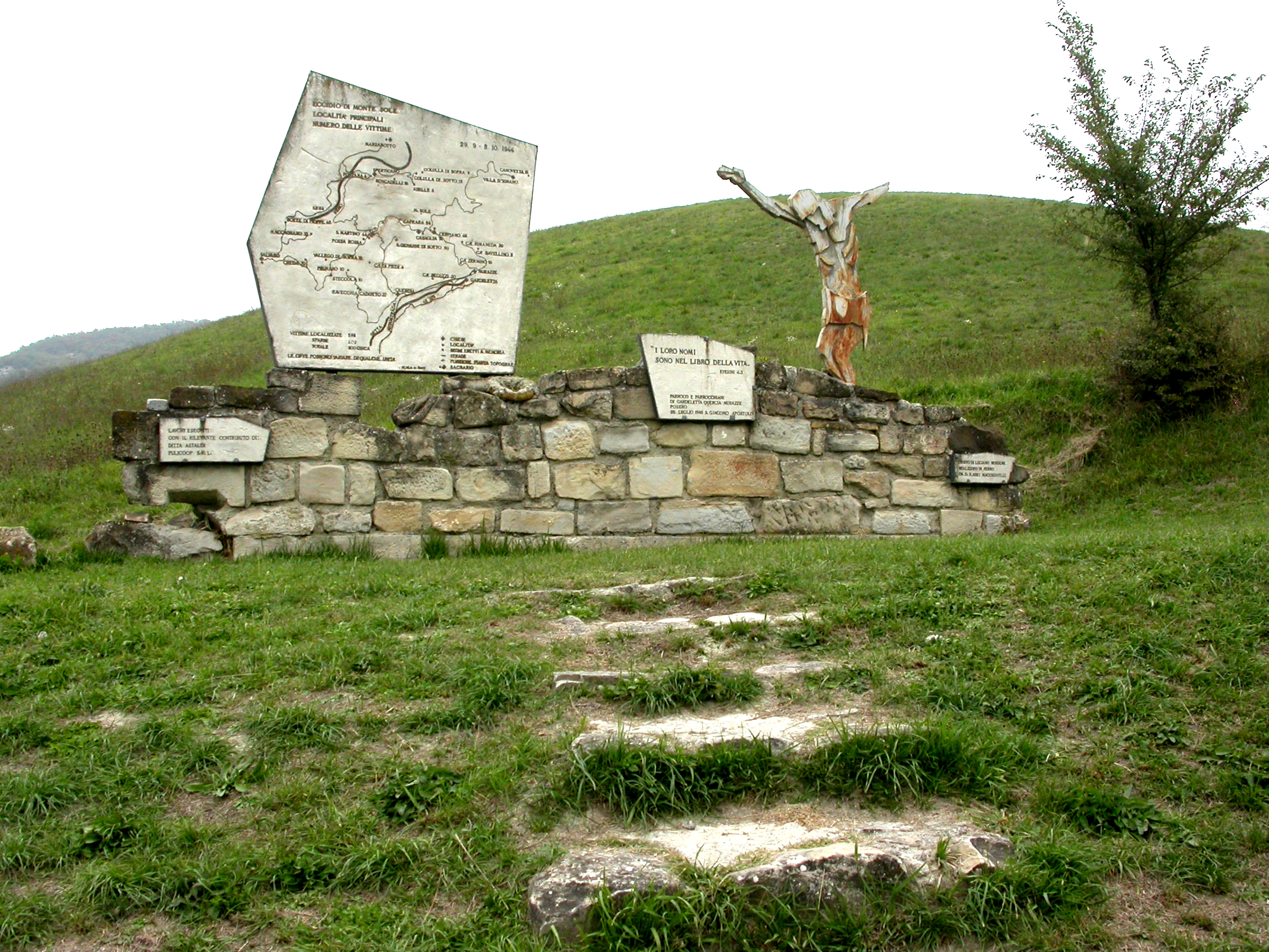 Marzabotto (Bo). Parco di Monte Sole, monumento ai caduti