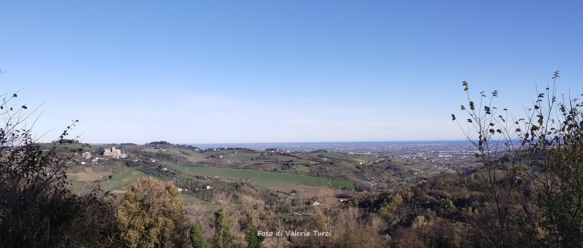Roncofreddo (Fc). Vista del castello di Sorrivoli. Foto di Valeria Turci