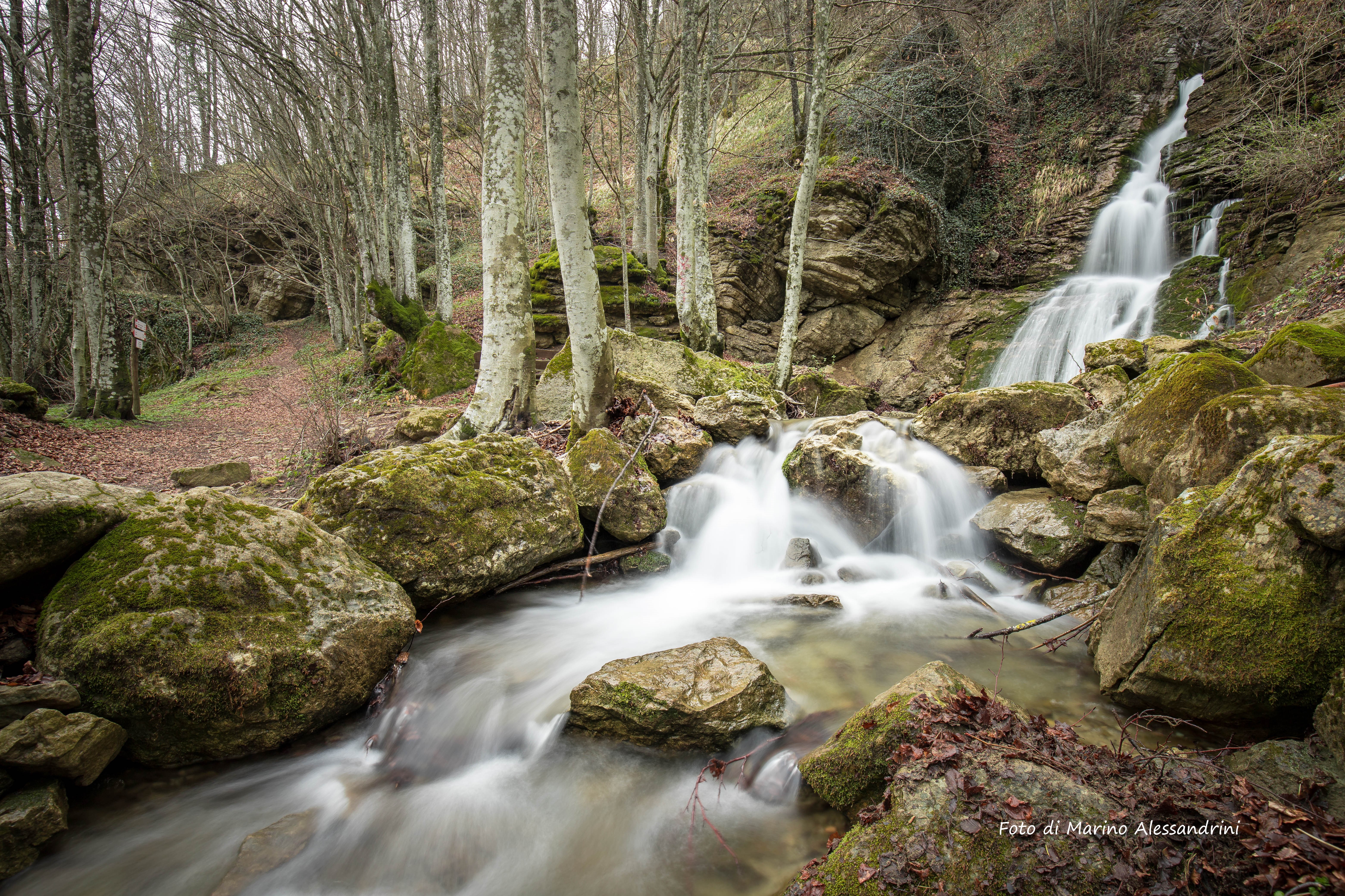 Verghereto (Fc). Cascate del Tevere. Foto di Marino Alessandrini