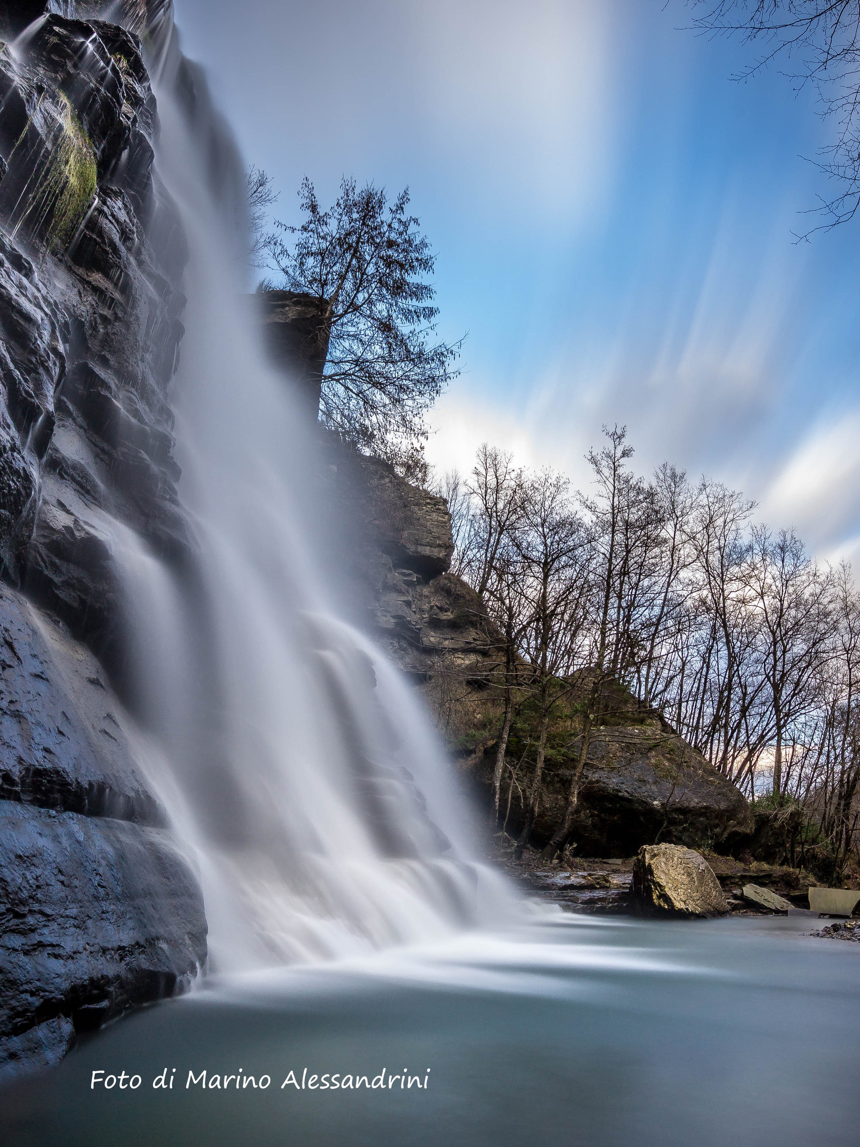 Verghereto (Fc). Cascata di Alfero. Foto di Marino Alessandrini