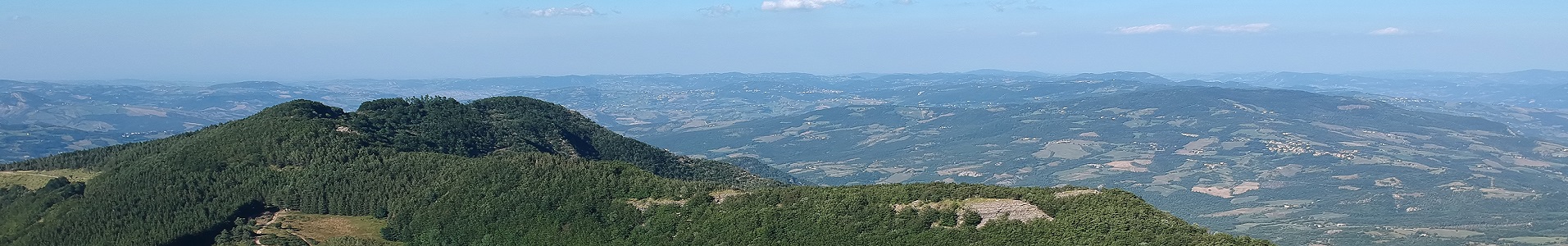 Foto panoramica di un paesaggio in Emilia-Romagna