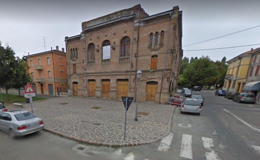 Teatro sociale - facciata del Teatro - Novi di Modena