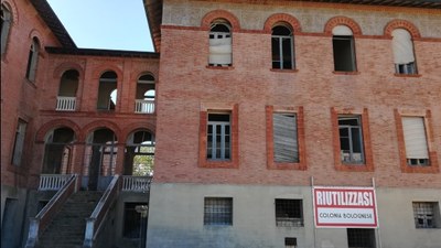 Progetto Riutilizzasi Colonia Bolognese - spazi esterni