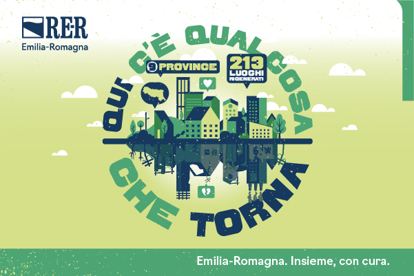 Immagine campagna di comunicazione regionale "Qui c'è qualcosa che torna" usata a scopo decorativo